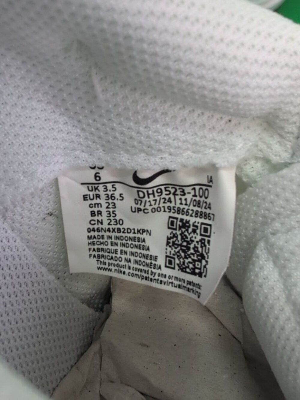 Nike Waffle Debut Running Sneakers Women's Training Shoes US 6 White DH9523-100 - Picture 12 of 15